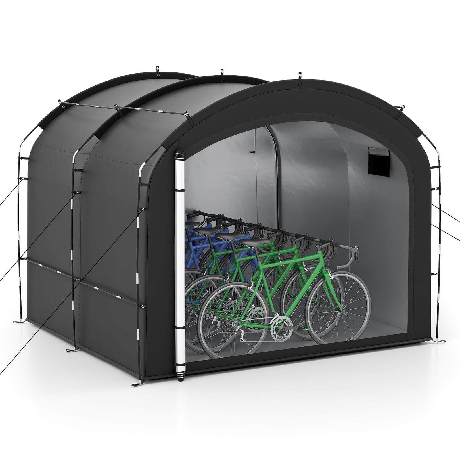 costway abri de rangement vélos