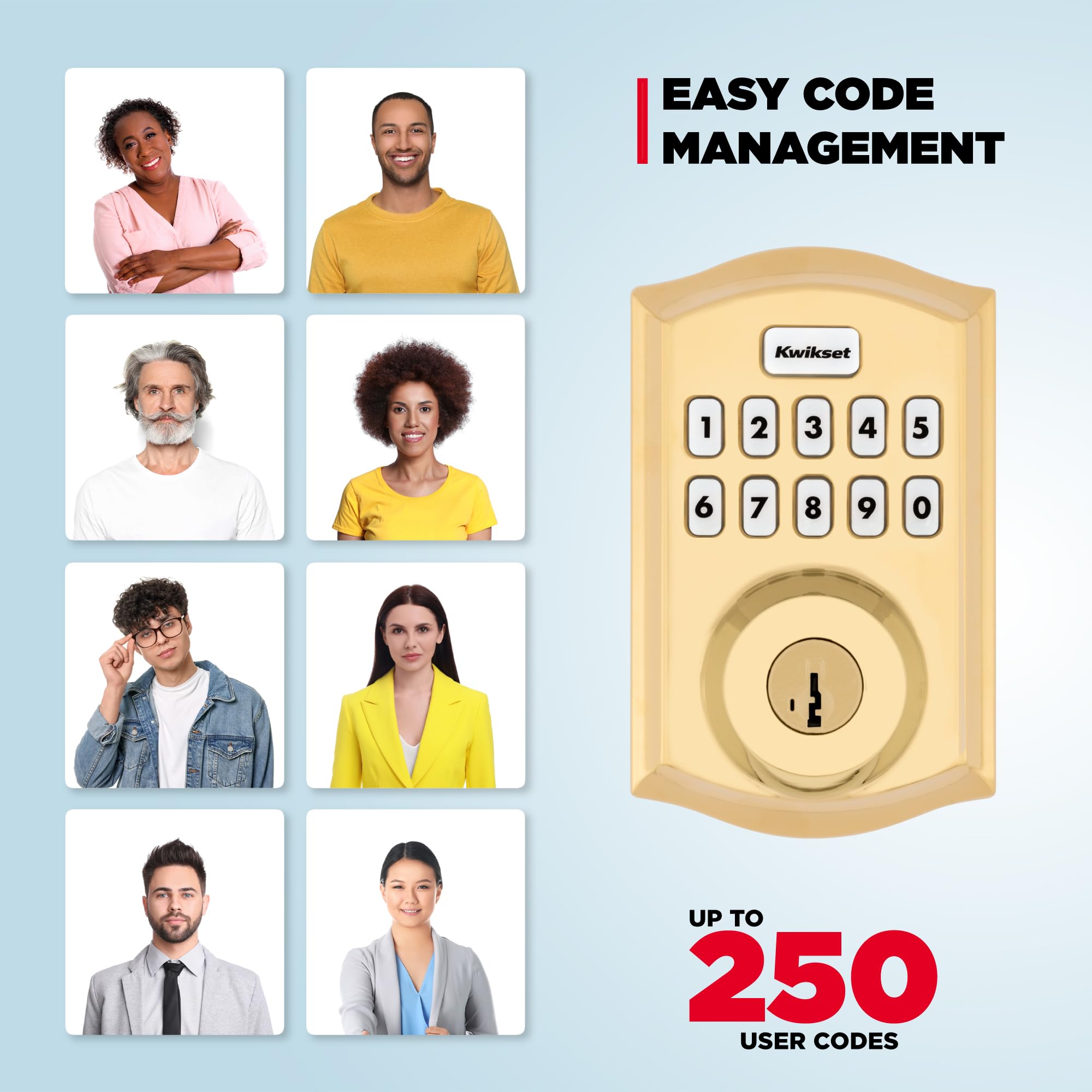 Kwikset HomeConnect 620 Smart Lock - Keyless Entry With Z-Wave Long Range & Ring Alarm Compatibility