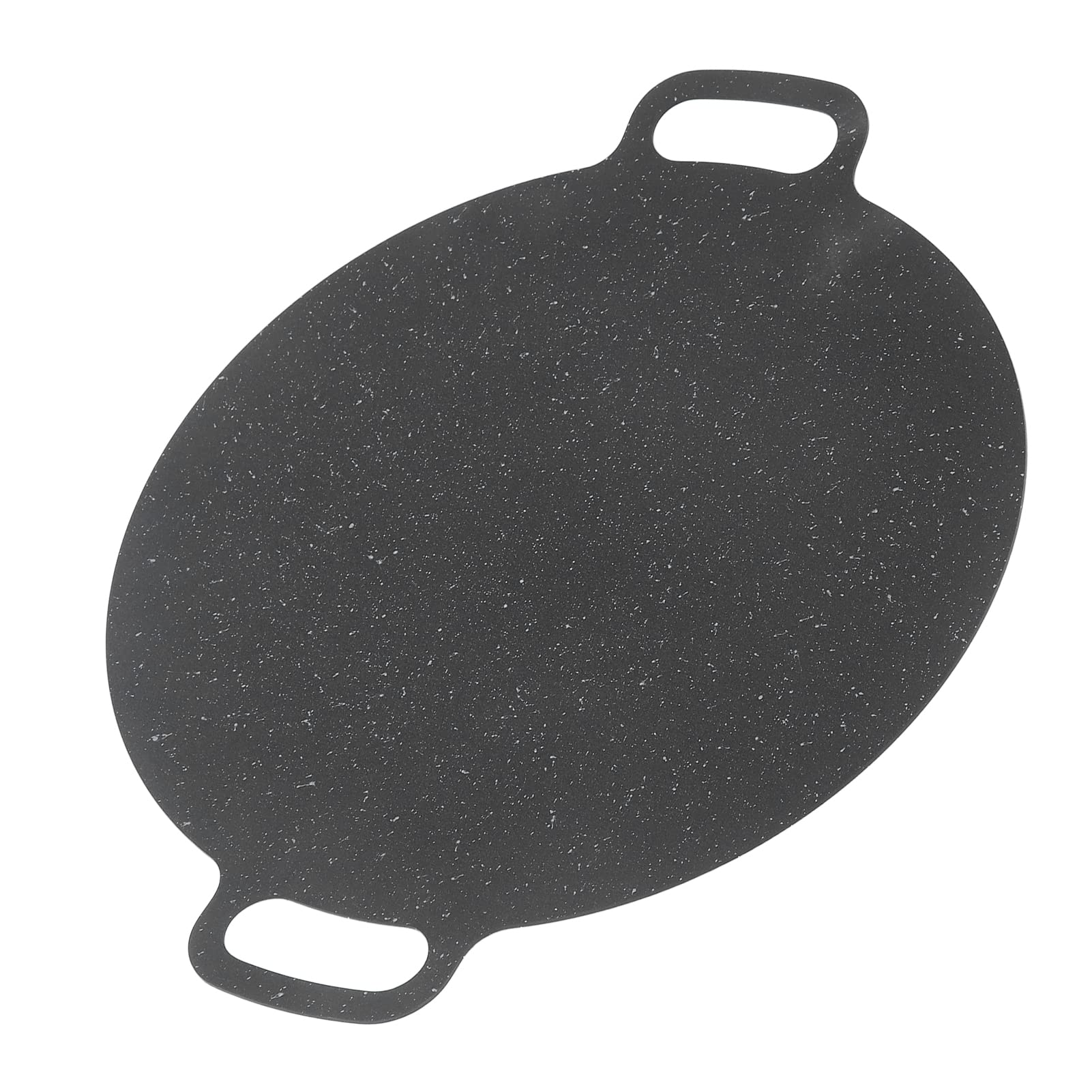 Padella per Griglia BBQ, Griglia Rotonda con Base in Ferro e (41cm)