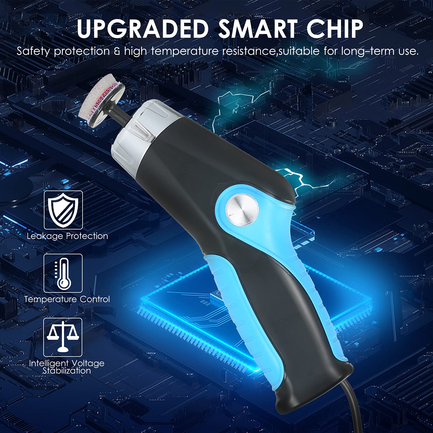 Mini lucidatrice da 60 W, con presa accendisigari, 8500 giri/min, lucidatrice elettrica a velocità variabile, lucidatrice elettrica, lucidatrice, macchina per la riparazione della superficie dell'auto
