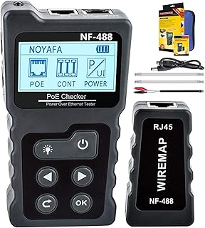 nf-488 poe Tester Network Cable Tester & Network Cable Continuity Checking/Power Over Ethernet Voltage Current Tester