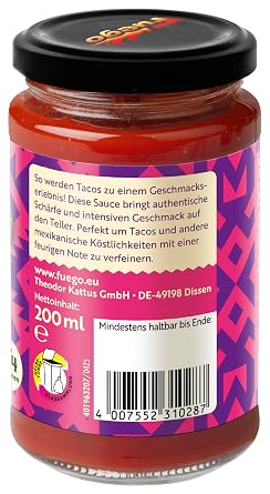 Taco Sauce Hot 200 ml