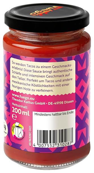 Taco Sauce Hot 200 ml