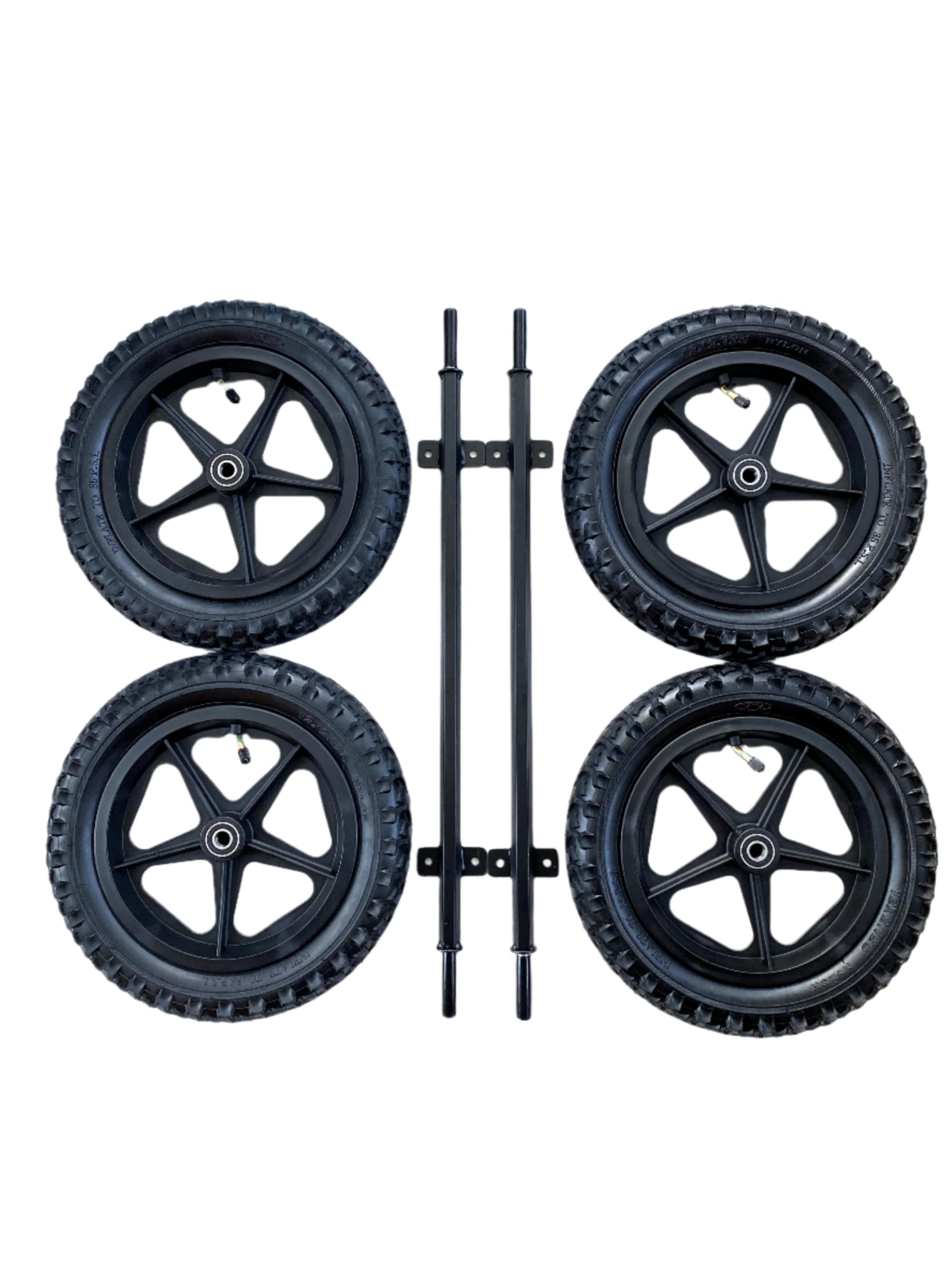 Go Kart Wheels & Axle Set