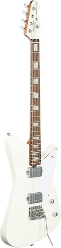 Miniatura 2 de Sterling by Music Man Guitarra eléctrica de cuerpo sólido de 6 cuerdas, derecha, blanco imperial (MARIPOSA-IWH-R2)