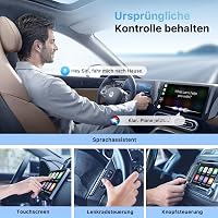AIZEO Vezeték Nélküli CarPlay Adapter - Gyors Átalakítás Vezetékes CarPlayről Vezeték Nélkülire, Mini Méretű, iPhone Kompatibilis 4