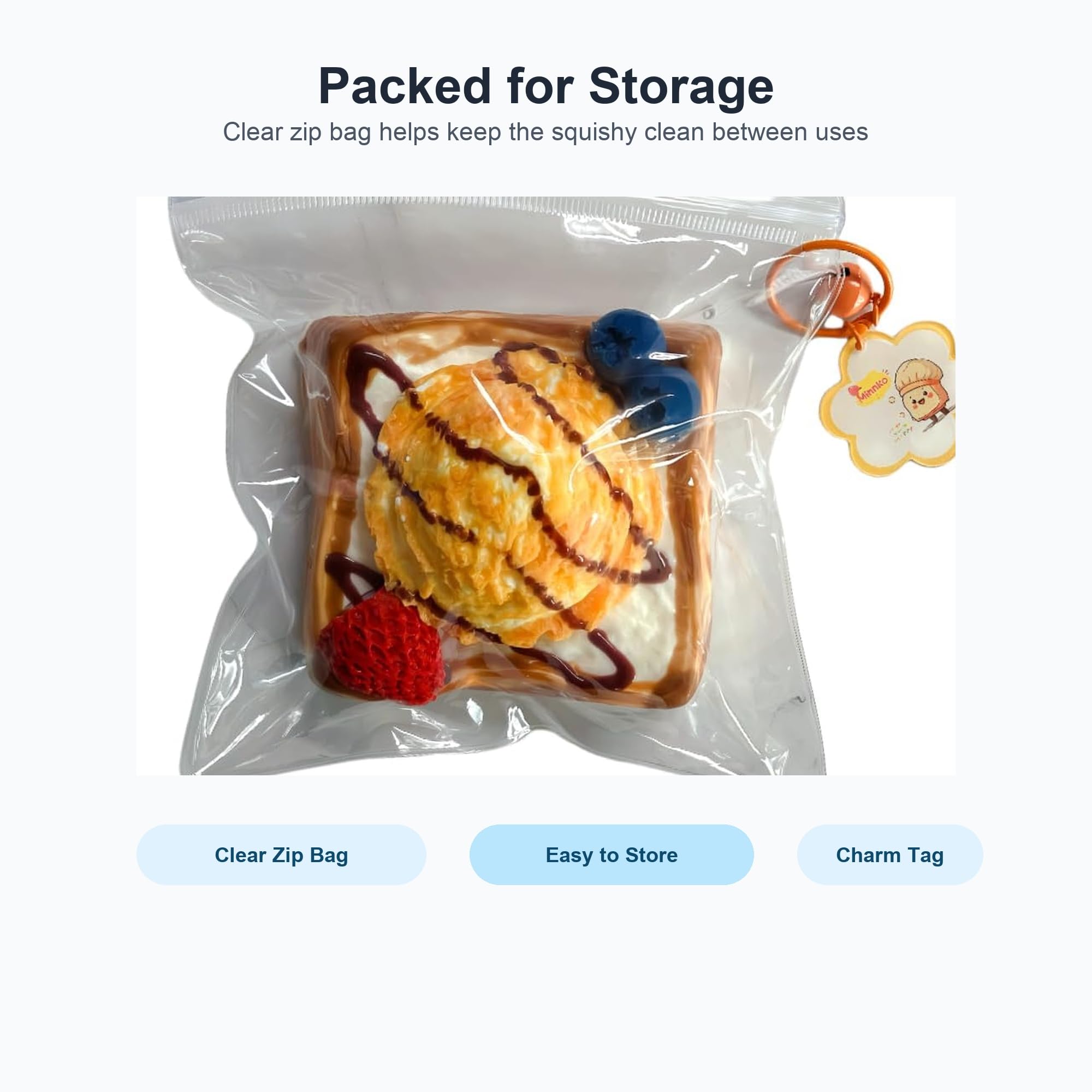 Amazon.com: minnko Handmade Jumbo 320g Taba Squishy Toast, Sticky