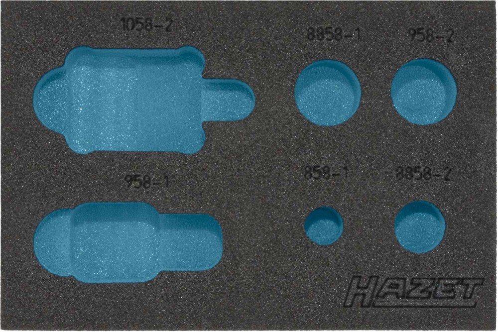HAZET 163-217L 2-Component Soft Foam Insert - Multi-Colour