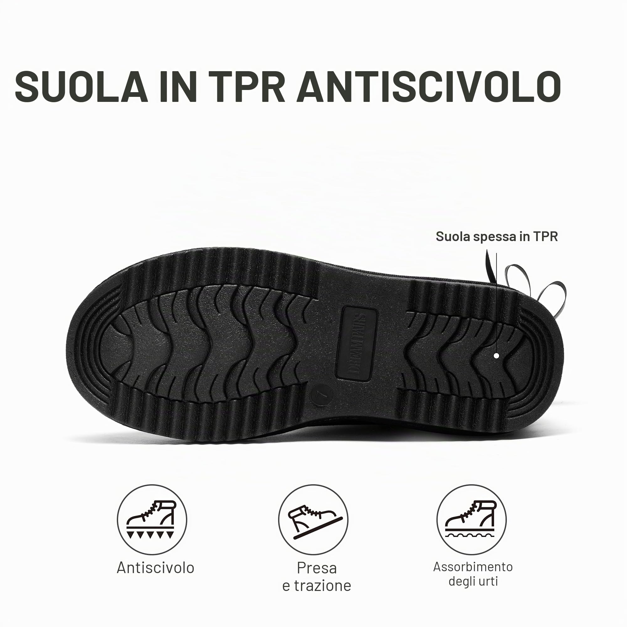 DREAM PAIRS Stivali Invernali da Donna FuzzyChic con Fiocco in Vera Pelle Scamosciata Fodera Stivaletti Corti per Esterno e Interno