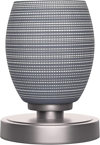 Miniatura 8 de Luna - Lámpara de mesa con 1 luz en negro mate (51-MB-426)