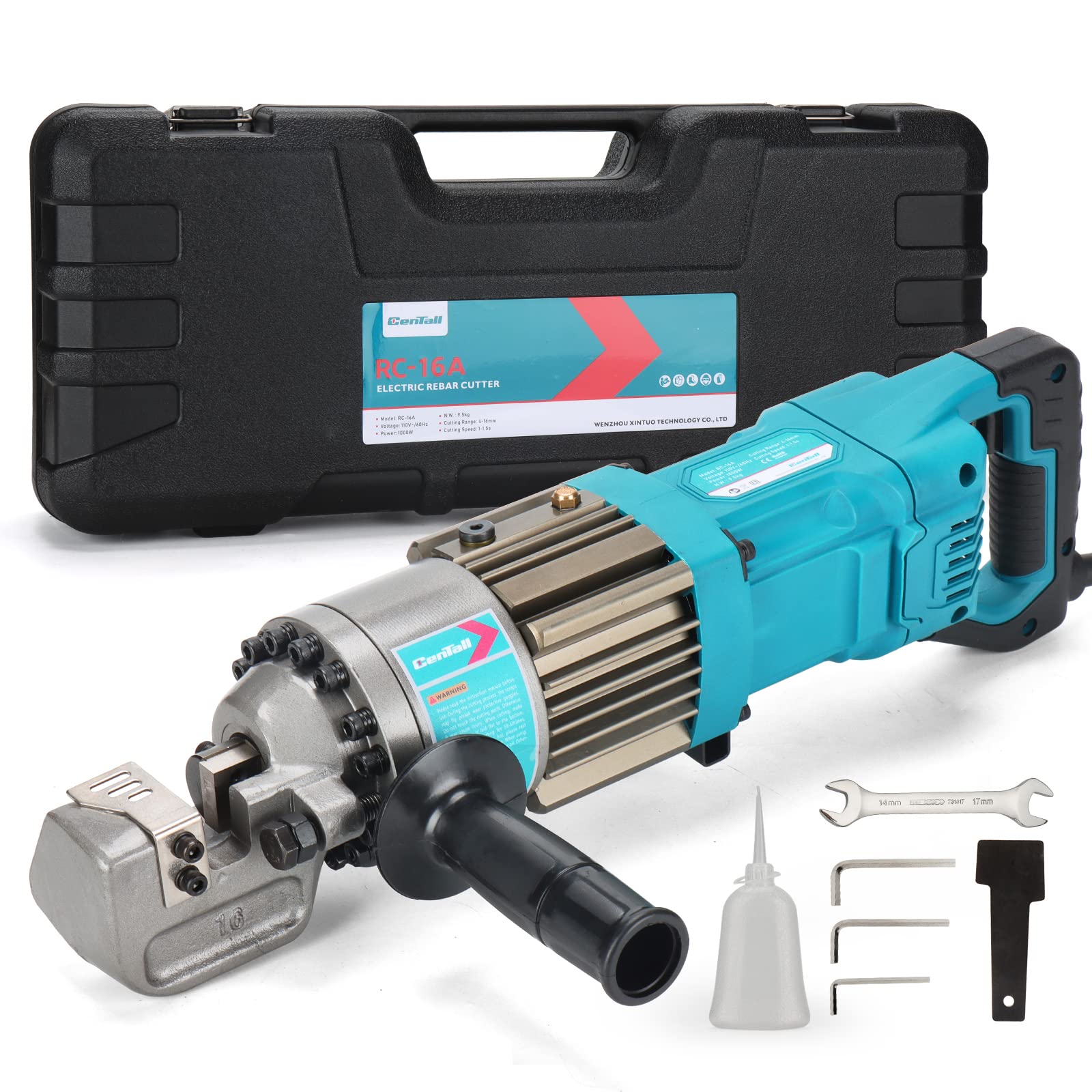 5/8” Electric Hydraulic Rebar Cutter Tool 1-1.5s RC16A (Blue)