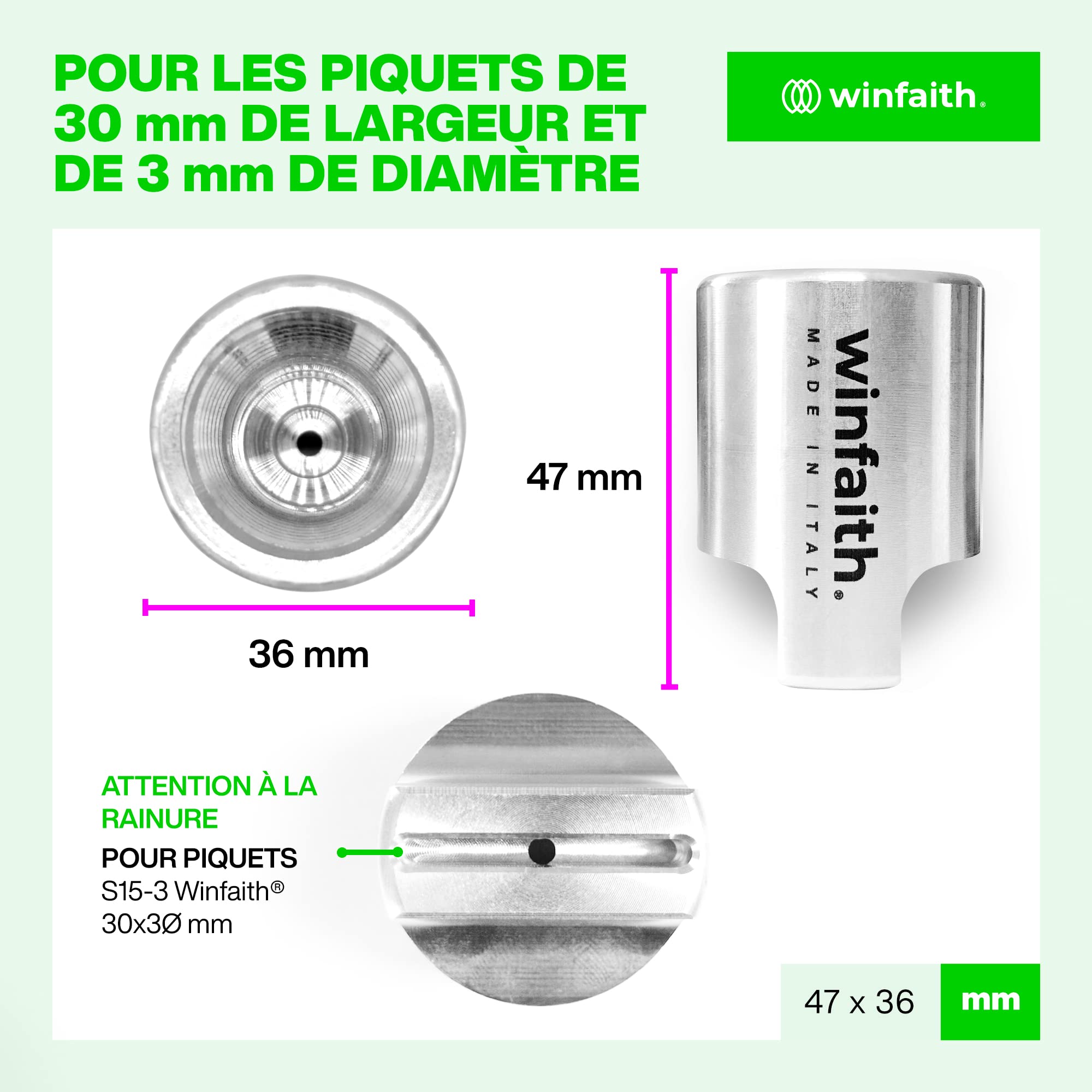 Piquets De Fixation Acier Galvanisé - 150x30x3 Mm - Made In Italy - Pour Gazon, Toile, Jardin