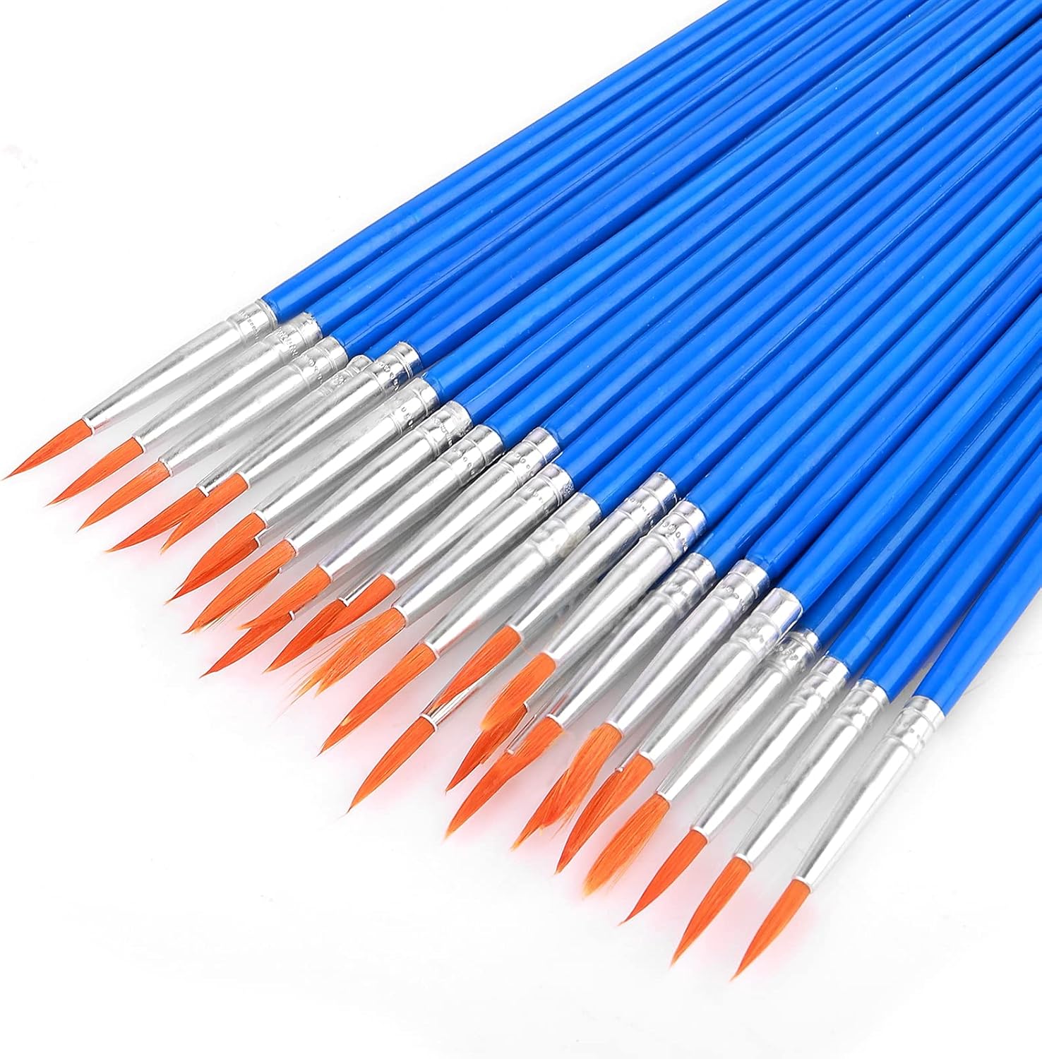 Prasacco 30 Pcs Paint Brushes, Professional Fine Tip Paint Brush Set