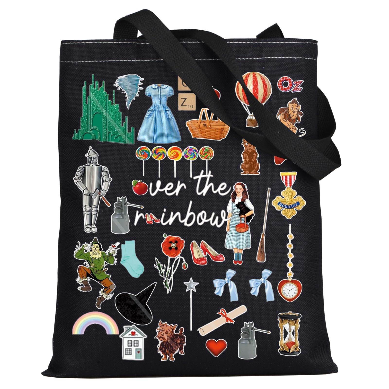 WZMPA Fairy Tale Movie Tote Bag Adventure Gift Fantasy Movie Shoulder Bag Lion Merchandise