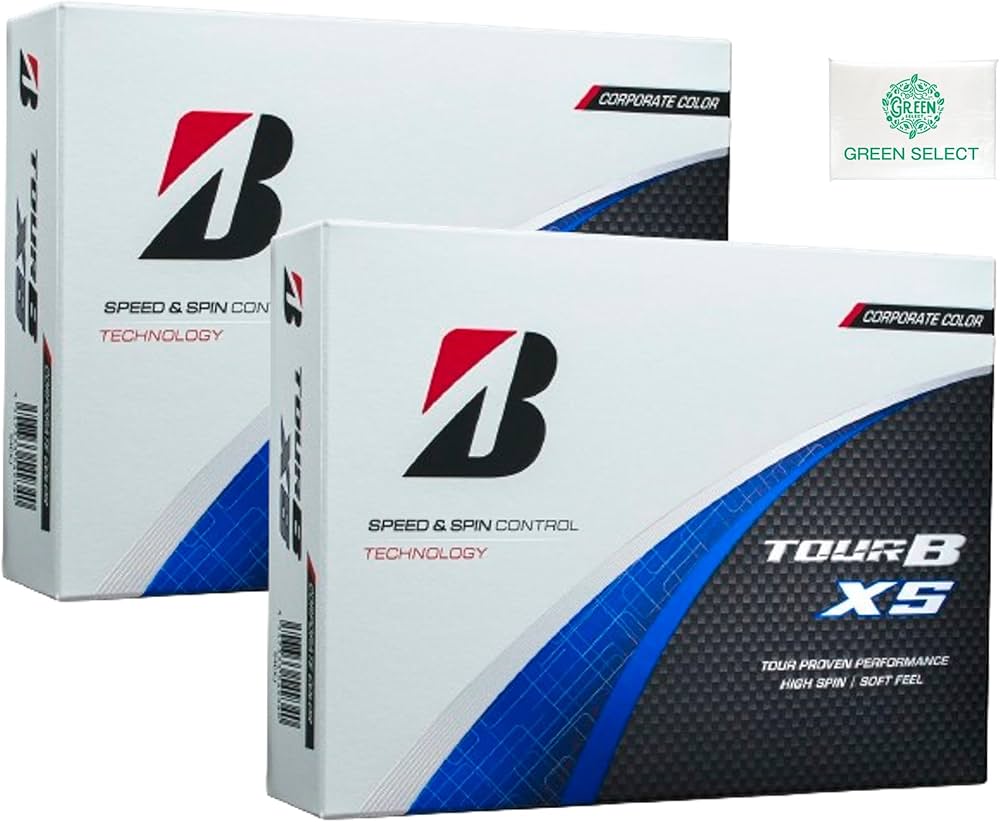 2024ブリヂストンTOUR B XS新品2ダース⭐︎コーポレートカラー BRIDGESTONE GOLF ブリヂストン ゴルフ 2024 TOUR B XS ボール 2