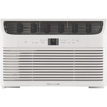 Frigidaire 8,000 BTU Window Air Conditioner with Remote Control, Cools Up to 350 Sq. Ft., Quiet Operation, Eco Mode, 3 Fan Speeds, Auto Restart, White