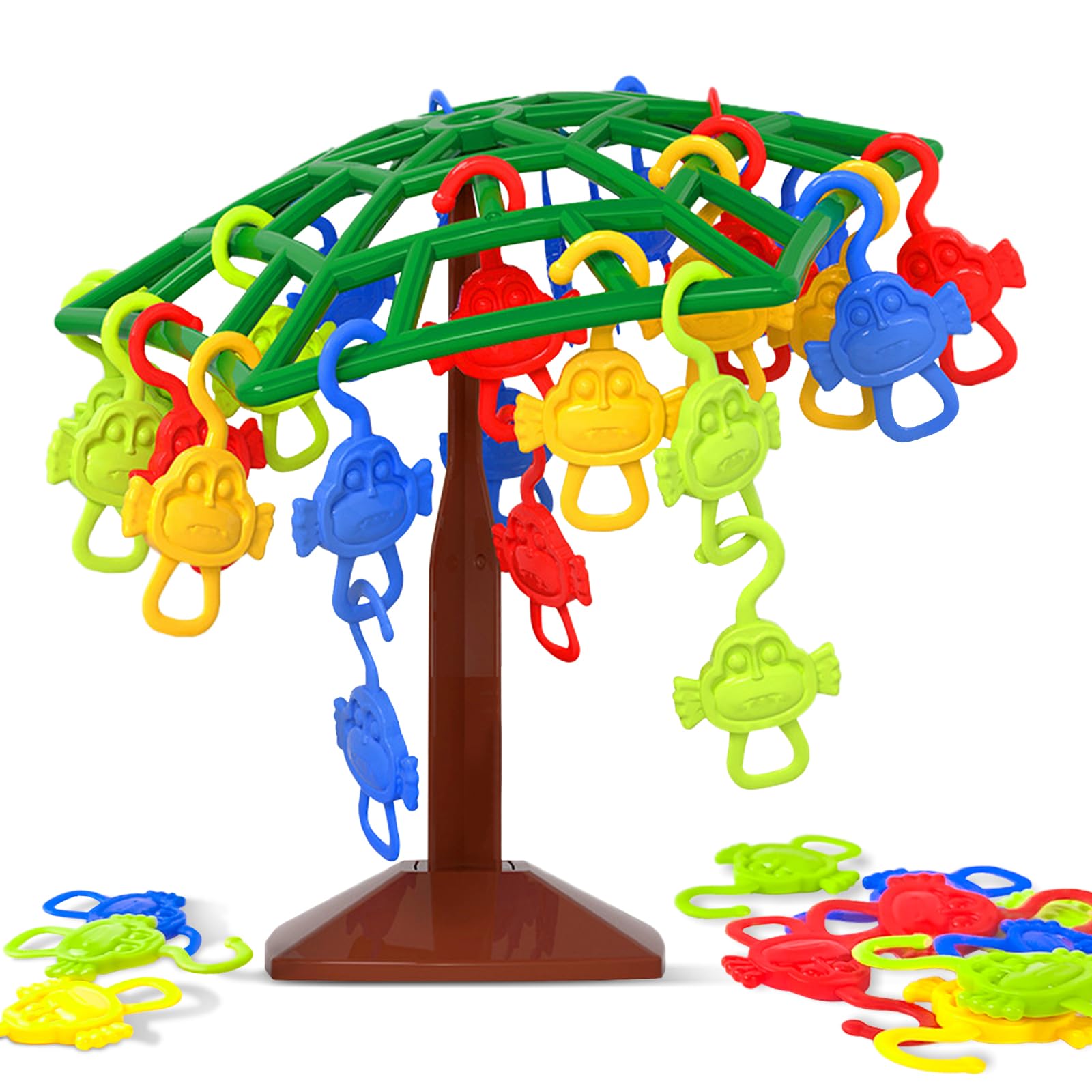 kowgical Monkey Balance Tree Game, Balance Board Game for Two Players, Interactive Family Tree Computer Game for Teens