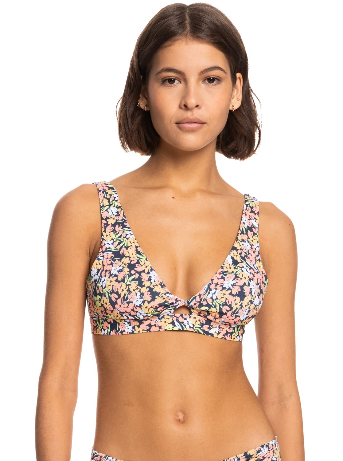 Roxy Printed Beach Classics - Top de Bikini Alargado para Mujer
