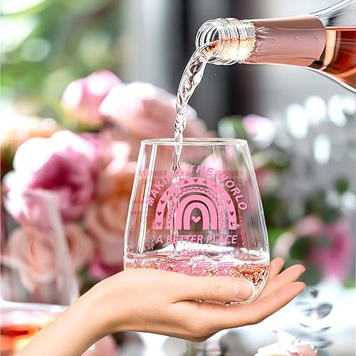 Miniatura 5 de Greatingreat 1954 Old Time Information Regalos de 70 cumpleaños para mujeres y hombres  Copa de vino sin tallo vintage 1954 de 15 onzas