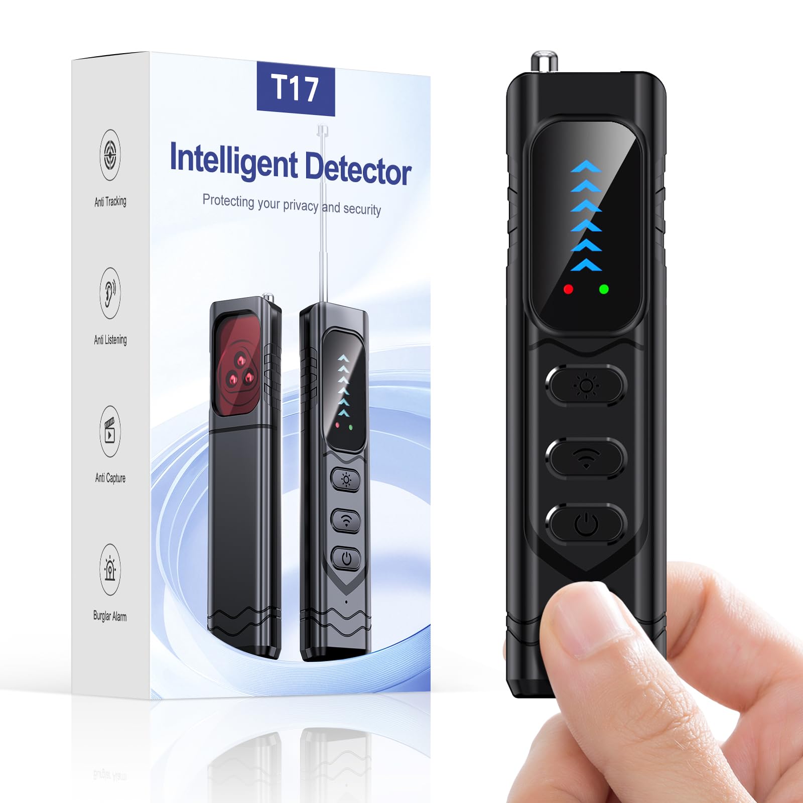 Hidden Camera Detectors, Anti-Spy Camera Finder, GPS Tracker Detector, Hidden Error Detector and Camera, RF Detector for Hotel, Travel, Home and Office