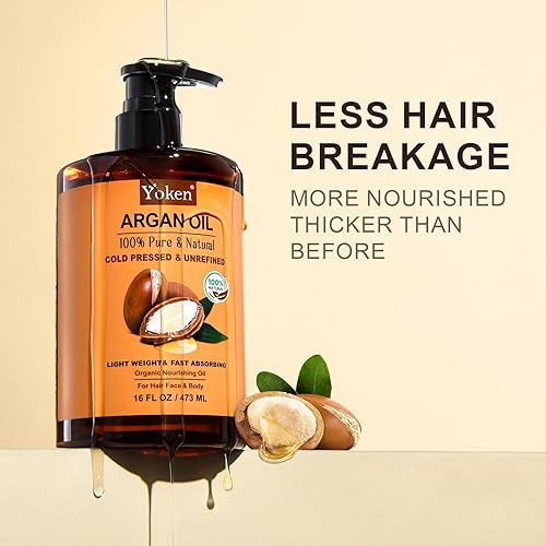 Miniatura 2 de Aceite de argán para el cabello, aceite de argán puro y natural de Marruecos, aceite de argón para el cabello, cuero cabelludo, cara y piel,