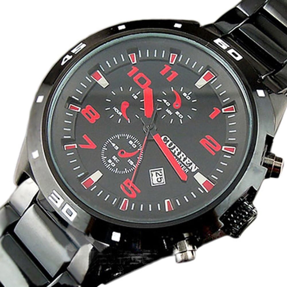 Orologio Uomo CURREN Quadrante Rotondo Nero – Moda Business, 44mm, 30m Water Resistant - 2