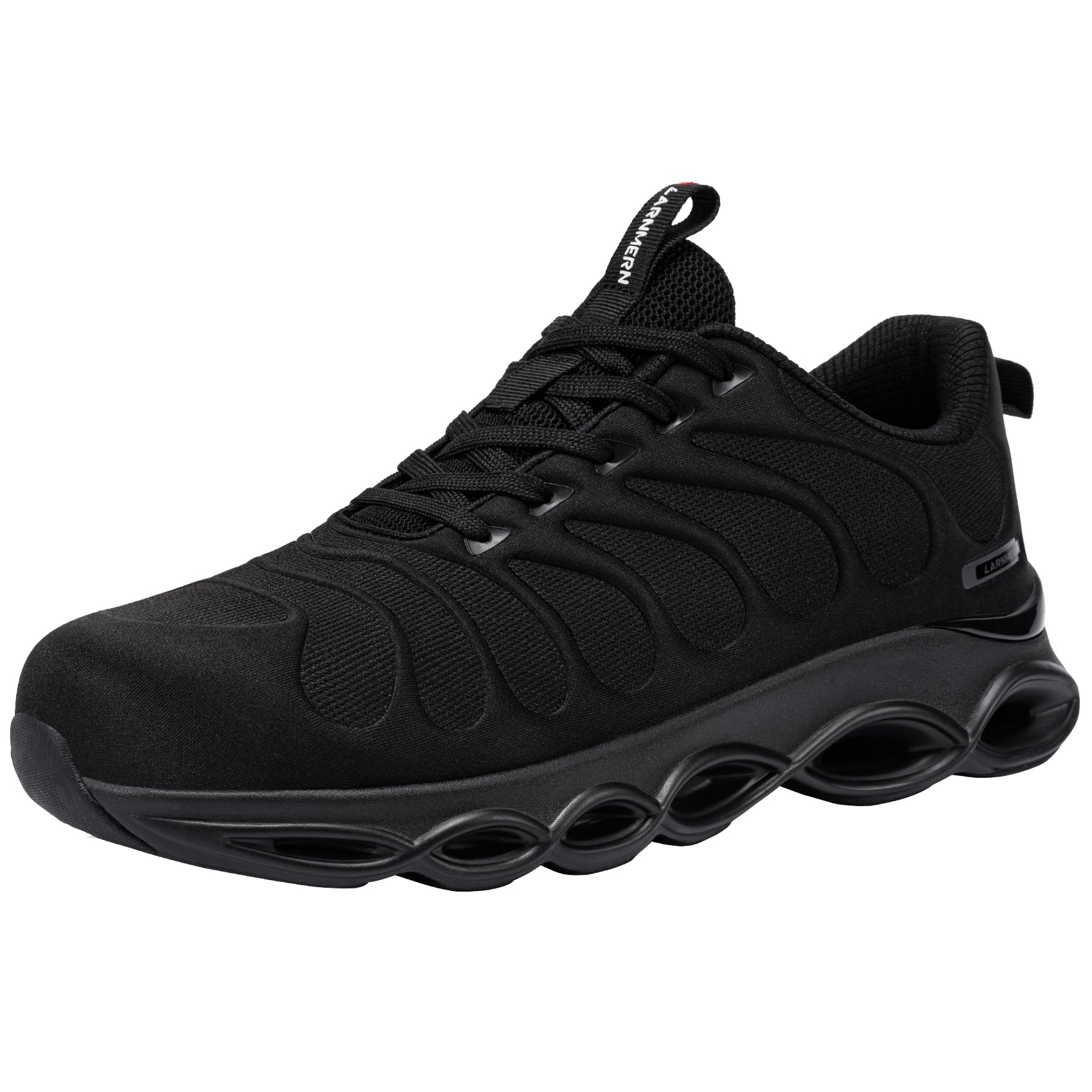 LARNMERN Zapatos de Seguridad Mujer Amortiguación Moda Zapatillas de Seguridad Cómodo Ligeras Respirable Calzado de Seguridad Punta de Acero