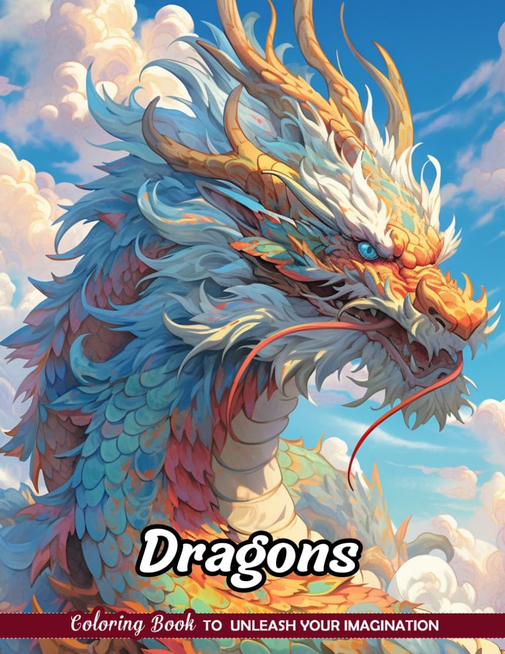 Dragons Coloring Book: Mythical Beasts for Fantasy Art