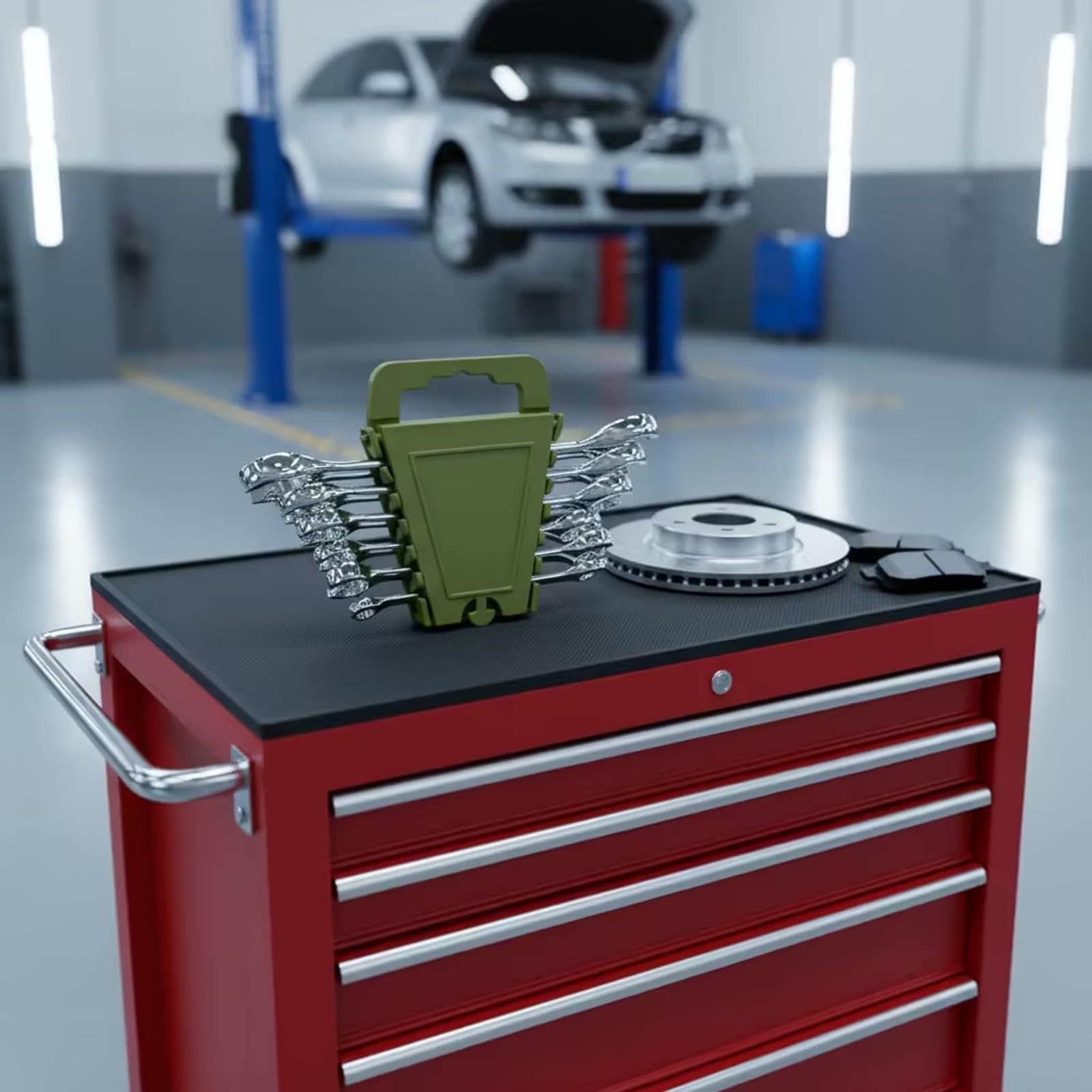 KESOTO Set di 6 Chiavi a Doppia Boccola in Acciaio Cromo Vanadio con Impugnatura Antiscivolo per Freno Adatto per Officina Meccanica E Manutenzione Auto
