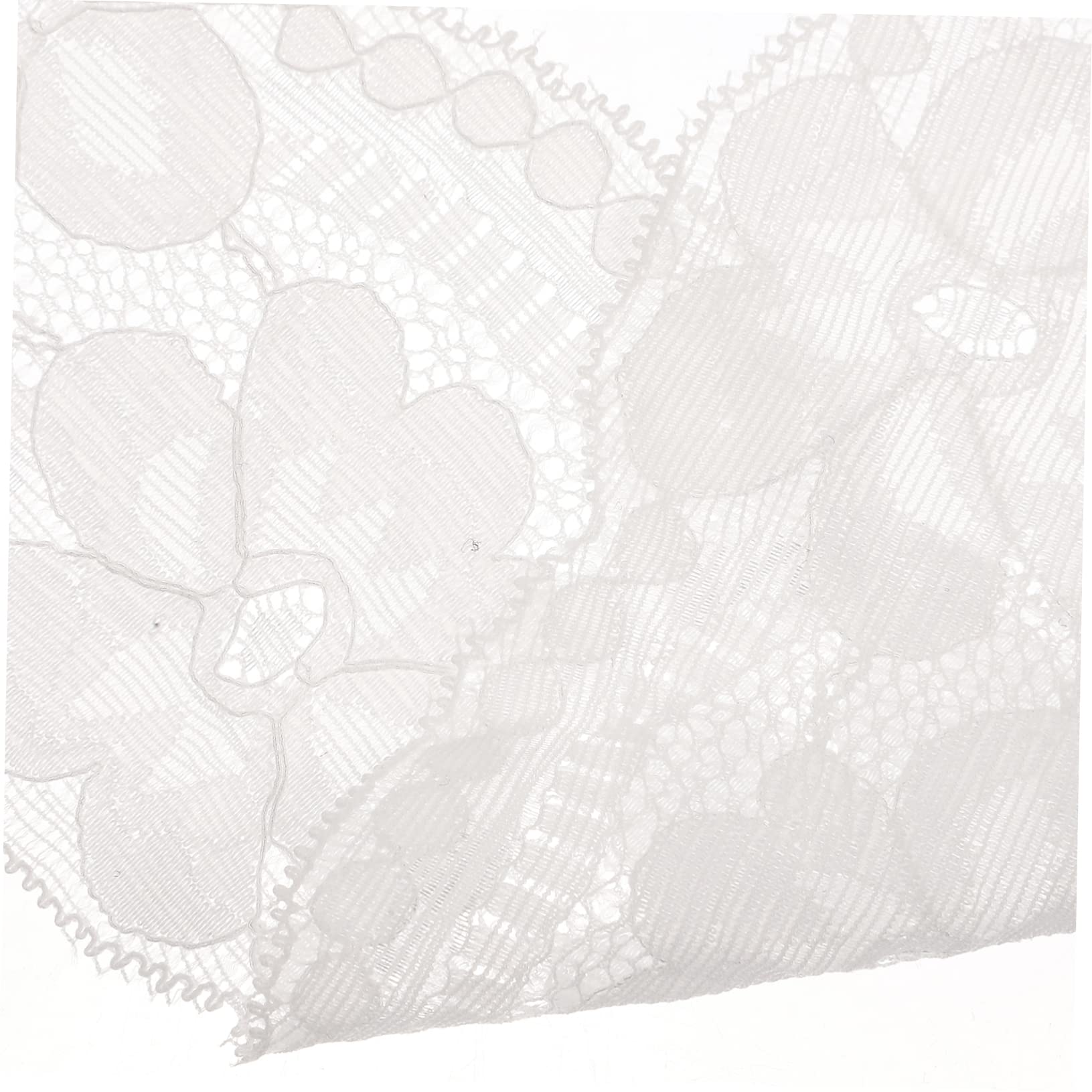 EXCEART 5piezas Lazo De Encaje Elástico Para Ropa Decoración Elegante Para Costura Para Vestidos Manualidades y Accesorios De Moda Metros