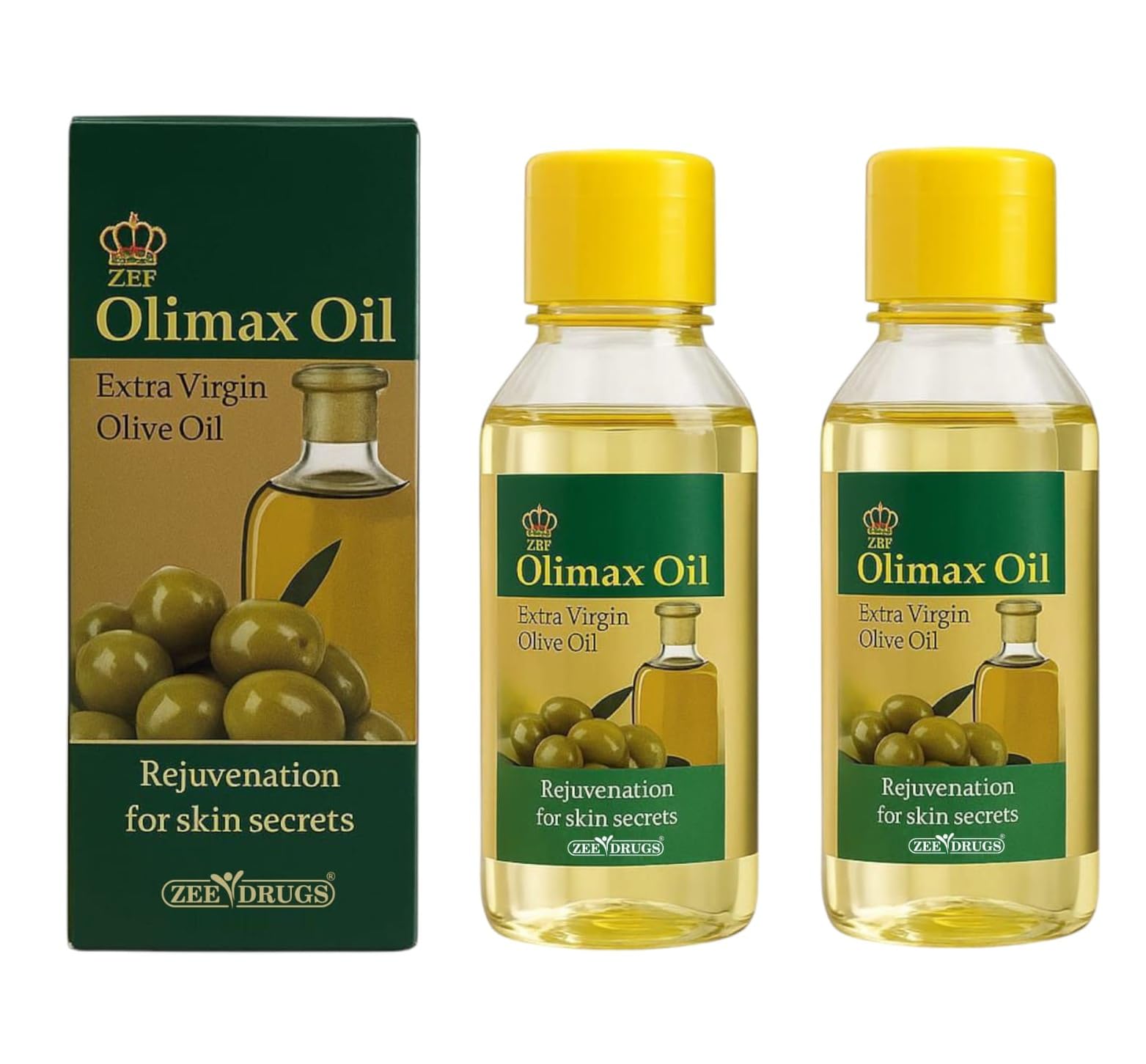 Olimax Extra Virgin Olive Oil for Skin Care, Moisturizing and Anti-Aging Pack of 2(100ml Each)-image-25