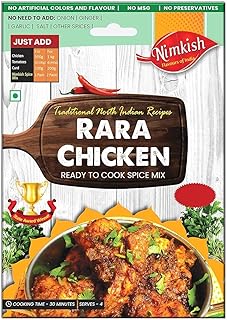 Nimkish Rara Chicken Masala (60g each), Ready to Cook Spice Mix, Instant Masala(Pack of 3)