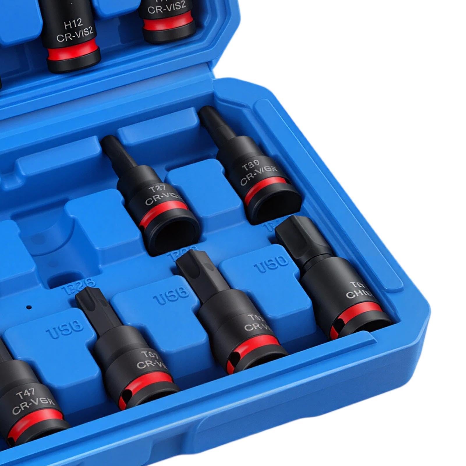 Zestaw kluczy nasadowych do wiertarki, napęd 3/8 H3 H14 adapter