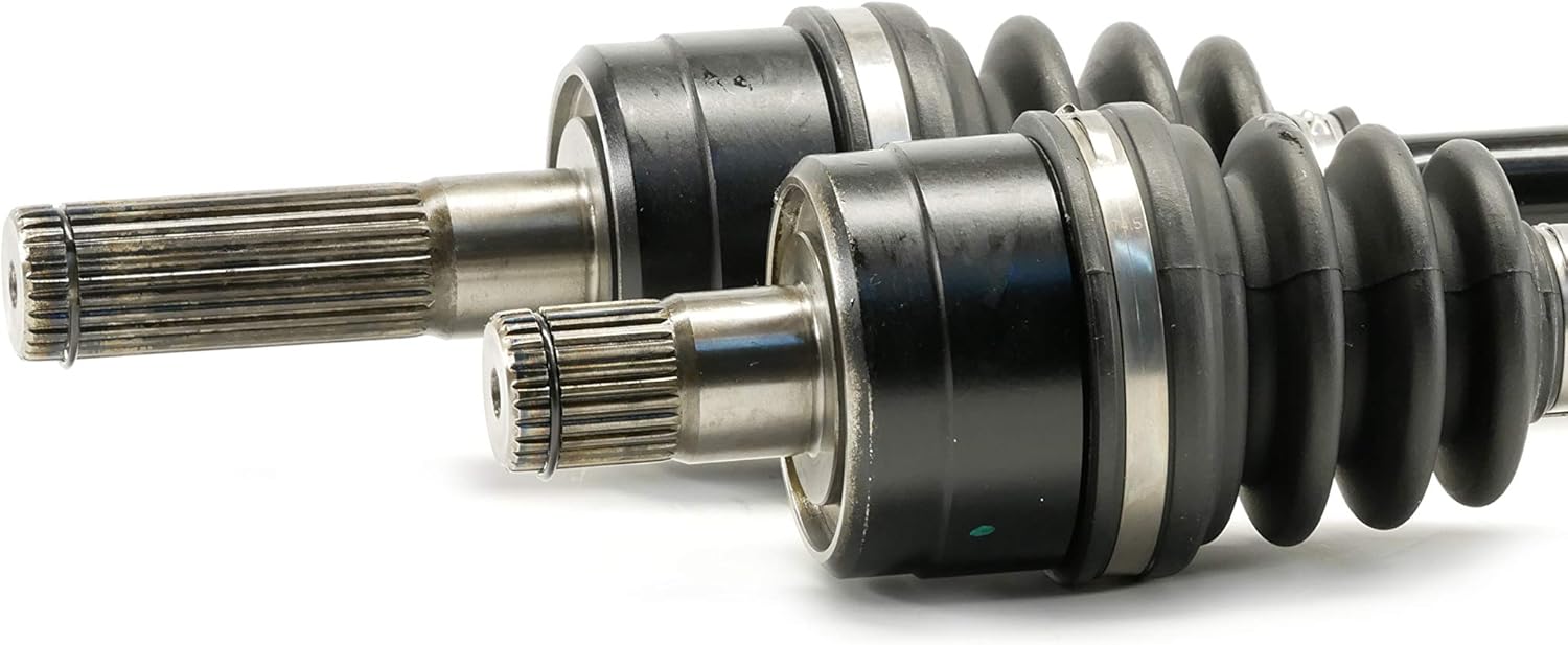 Precision Front CV Axles for Kawasaki 59266-0047, 59266-0048, Left & Right, Quality Tested, Heat-Treated, 4140 Chromoly Steel, Exact Fit, ATVPC