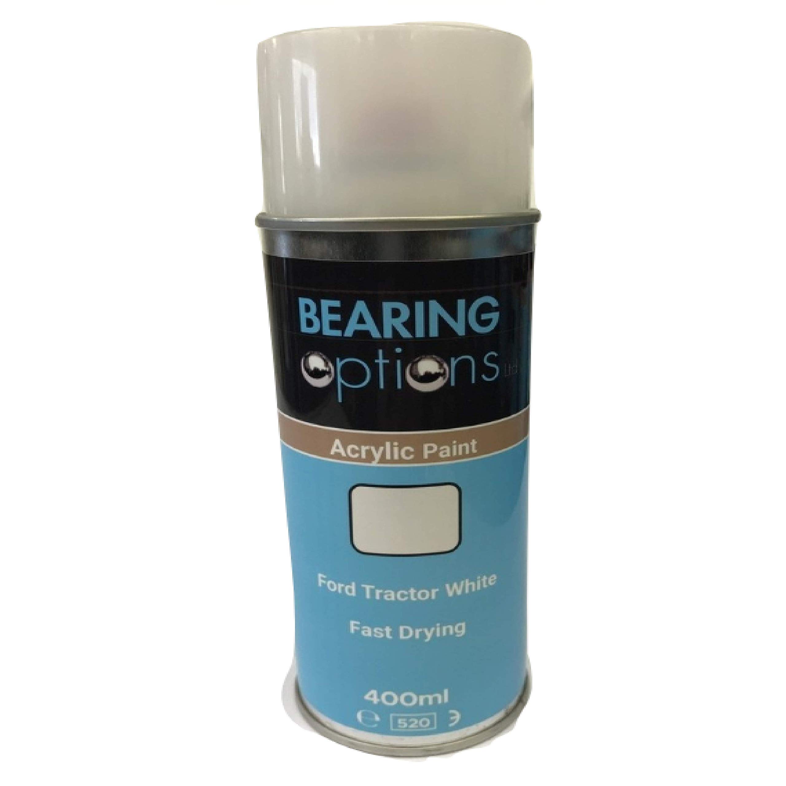 Peinture tondeuse pour restaurer un tracteur blanc en spray 400ml