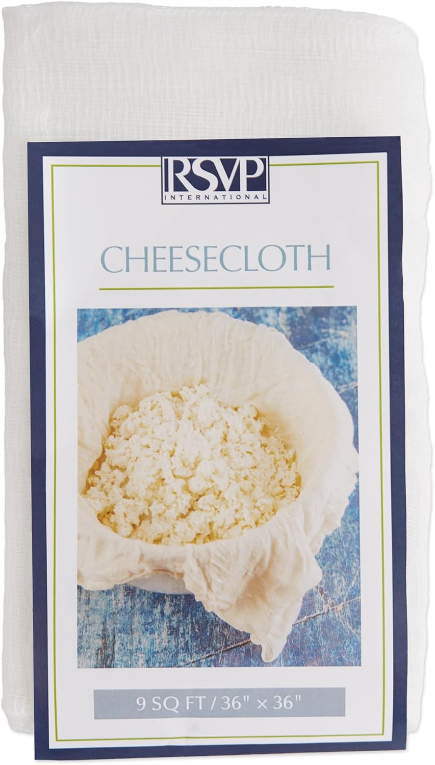 Amazon.com: RSVP International Large Unbleached Fine Cheesecloth, All ...
