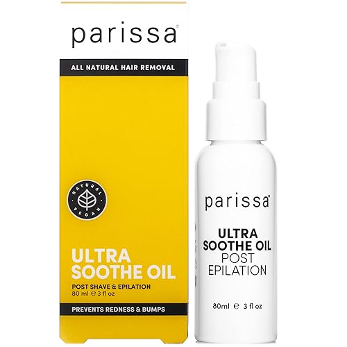Miniatura 2 de Parissa Aceite ultra calmante, aceite esencial calmante para piel inflamada, tratamiento posterior al afeitado y depilación para cabello encarnado y