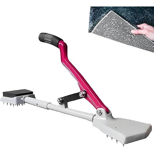 Carpet Installation Knee Kicker with Adjustable Stretcher Tool Kit,31.5 in Kneeless Carpet Stretcher for Carpet Installation,Essential Fitting Tool for Flooring Projects