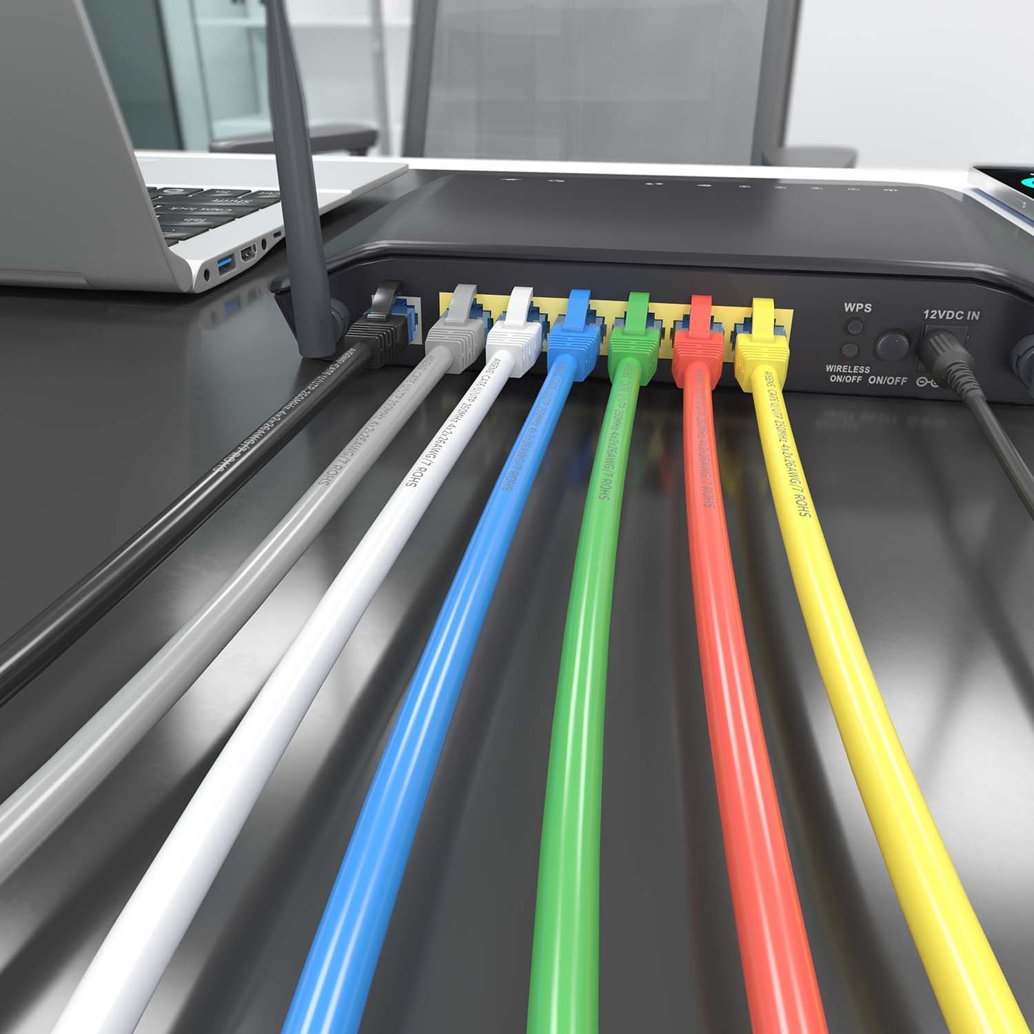 Câble réseau Aisens A135-0782 - RJ45 - Cat.6 - UTP - 1 Gbps - 10 mts