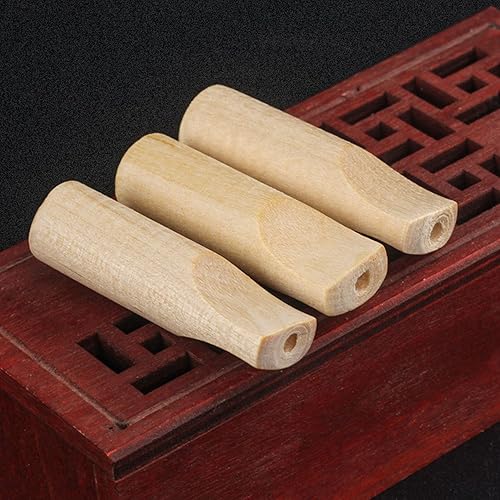Miniatura 7 de Juego de 10 boquillas de cigarrillo, puntas de madera para cigarrillos, soporte para cigarros de madera para hombres y mujeres