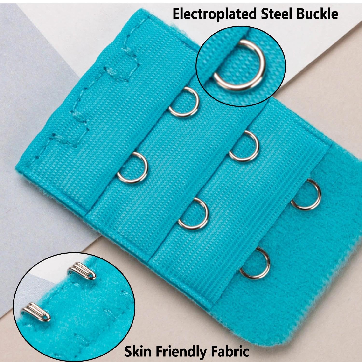 20 Unidades Alargadores de Sostén Mujer - Tirantes Extensibles para Ropa Interior - Adaptador de Talla Ajustable - Compatible con Sostenes Normales y Sin Tirantes - Mejor Ajuste