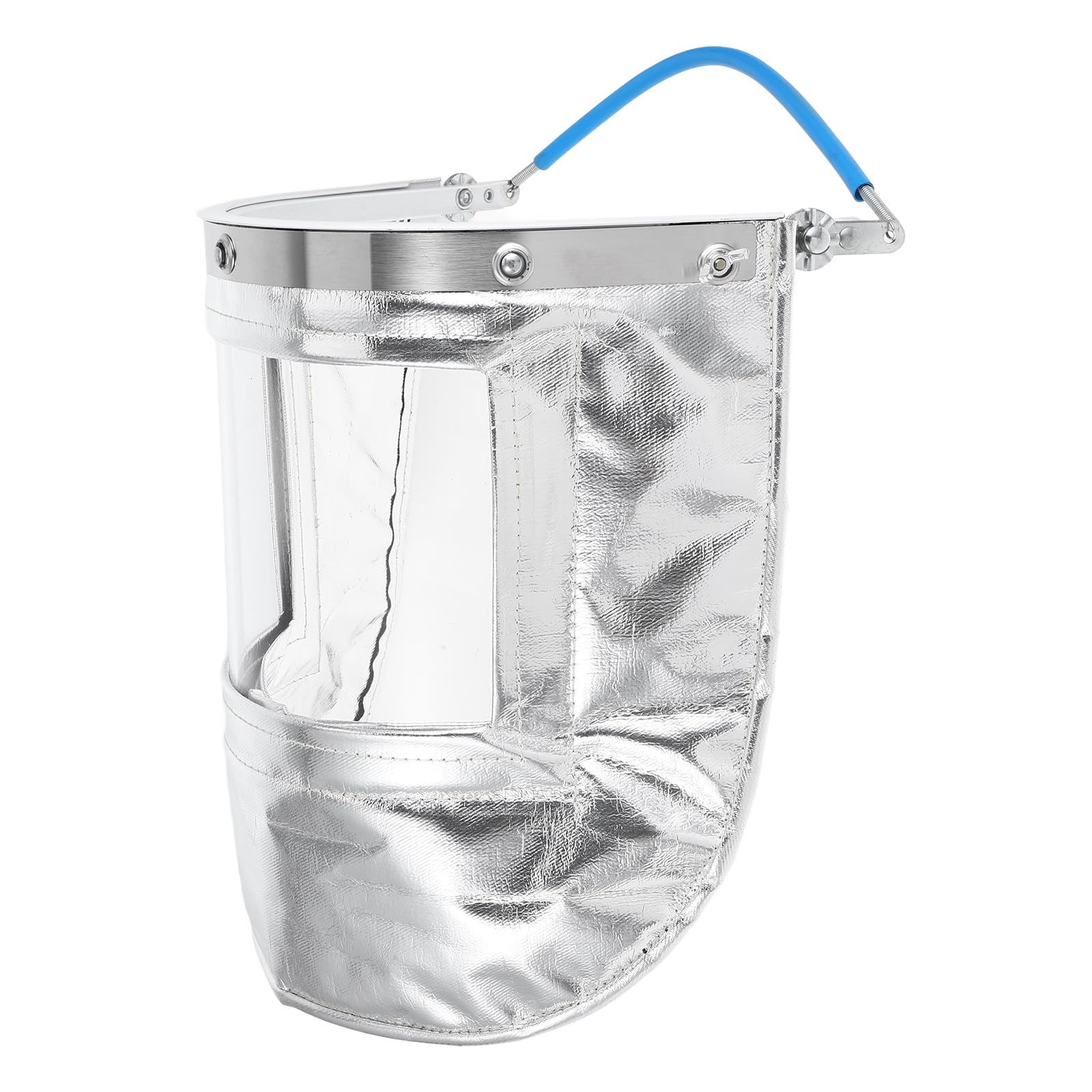 PATKAW Hitzebeständiges Gesichtsschutzschild aus Transparentem Aluminiumfolienmaterial mit Isolierung für Schweißer und Einsatz in Hochtemperaturumgebungen