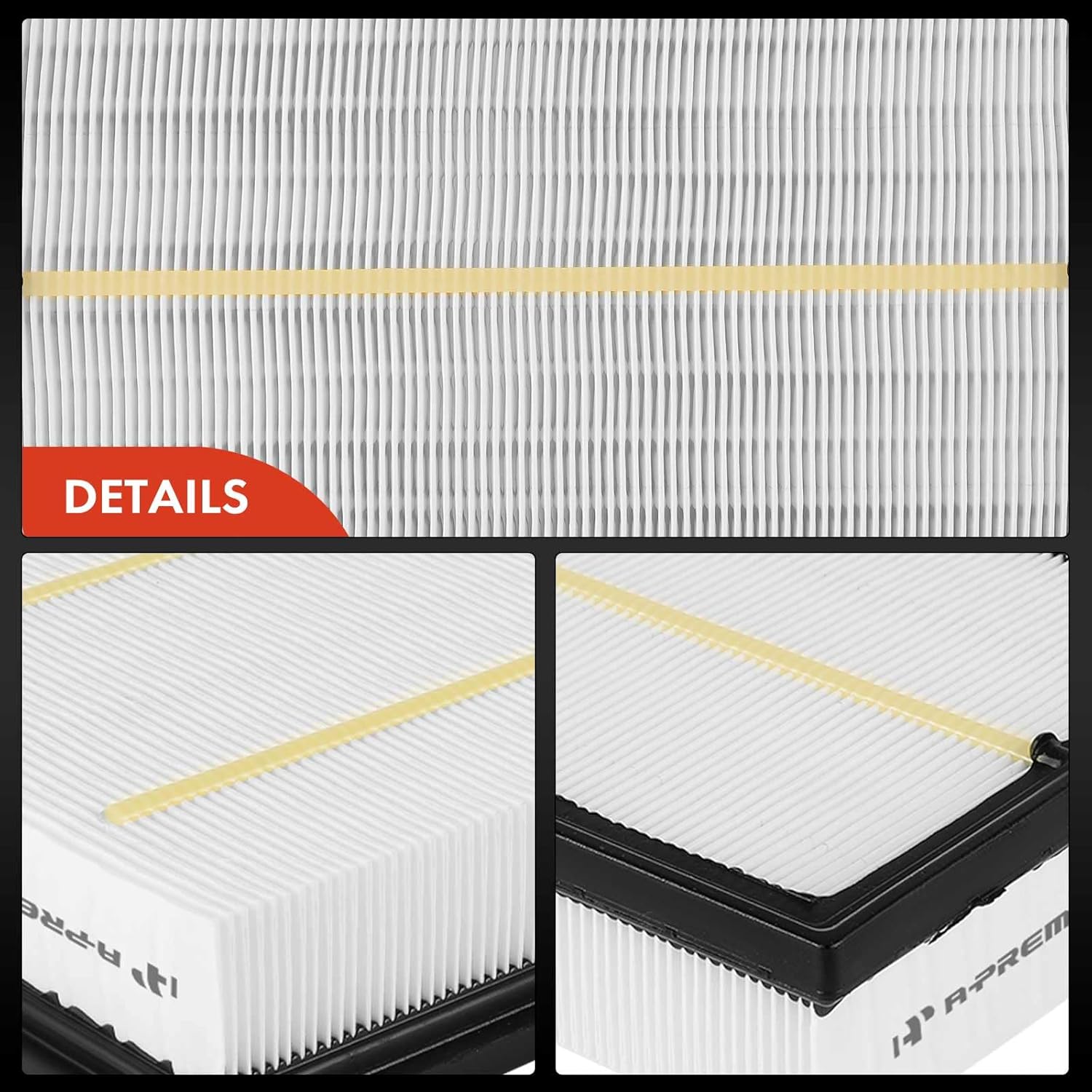 A-Premium Front 2-PC Engine Air Filter Compatible with Volkswagen Jetta 2019-2023, Golf 2019-2021, Golf SportWagen 2019, Taos 2022-2023, 1.4L 1.5L