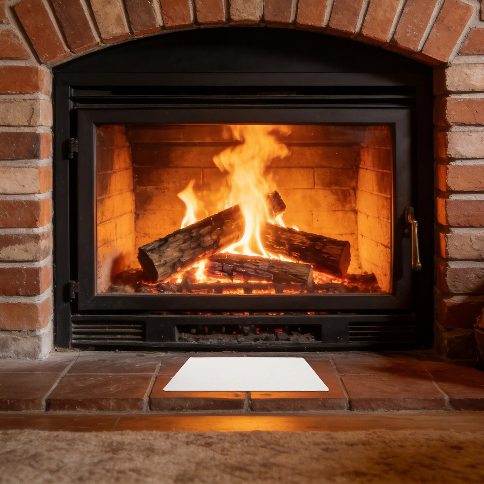 SHERCHPRY Panneau Isolant Thermique en Fibre Céramique Blanc, Résistant à L'usure la Corrosion, pour Poêles à Bois et Applications de Cuisson Domestique
