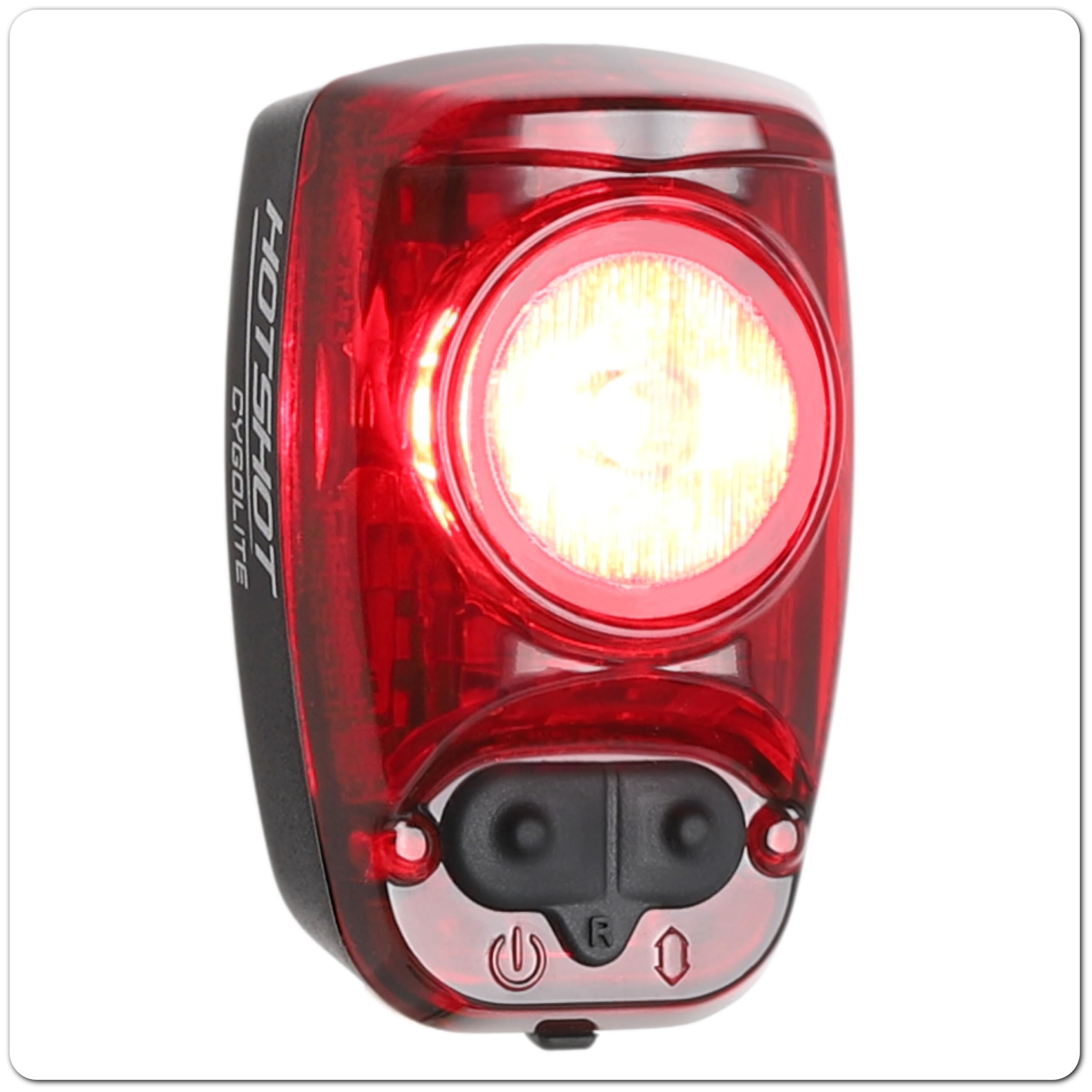 CYGOLITE Hotshot– 100 & 50 Lumen & 2W Bicycle Taillight Models– 6 Night & Daytime Modes– User Tunable Flash Speed– Compact– IP64 WaterResistant–