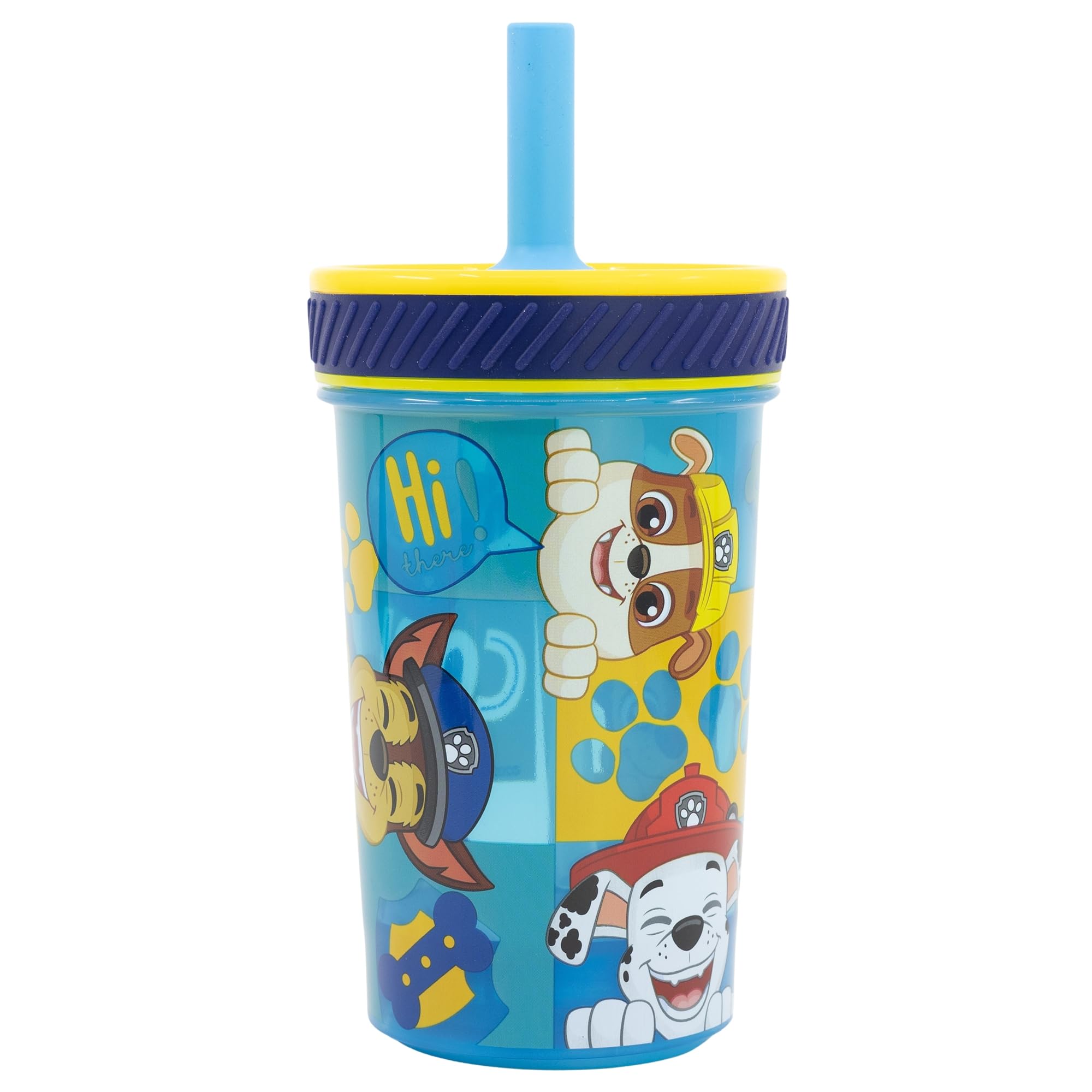 Stor Paw Patrol Anti-tip Plastic Cup with Silicone Straw