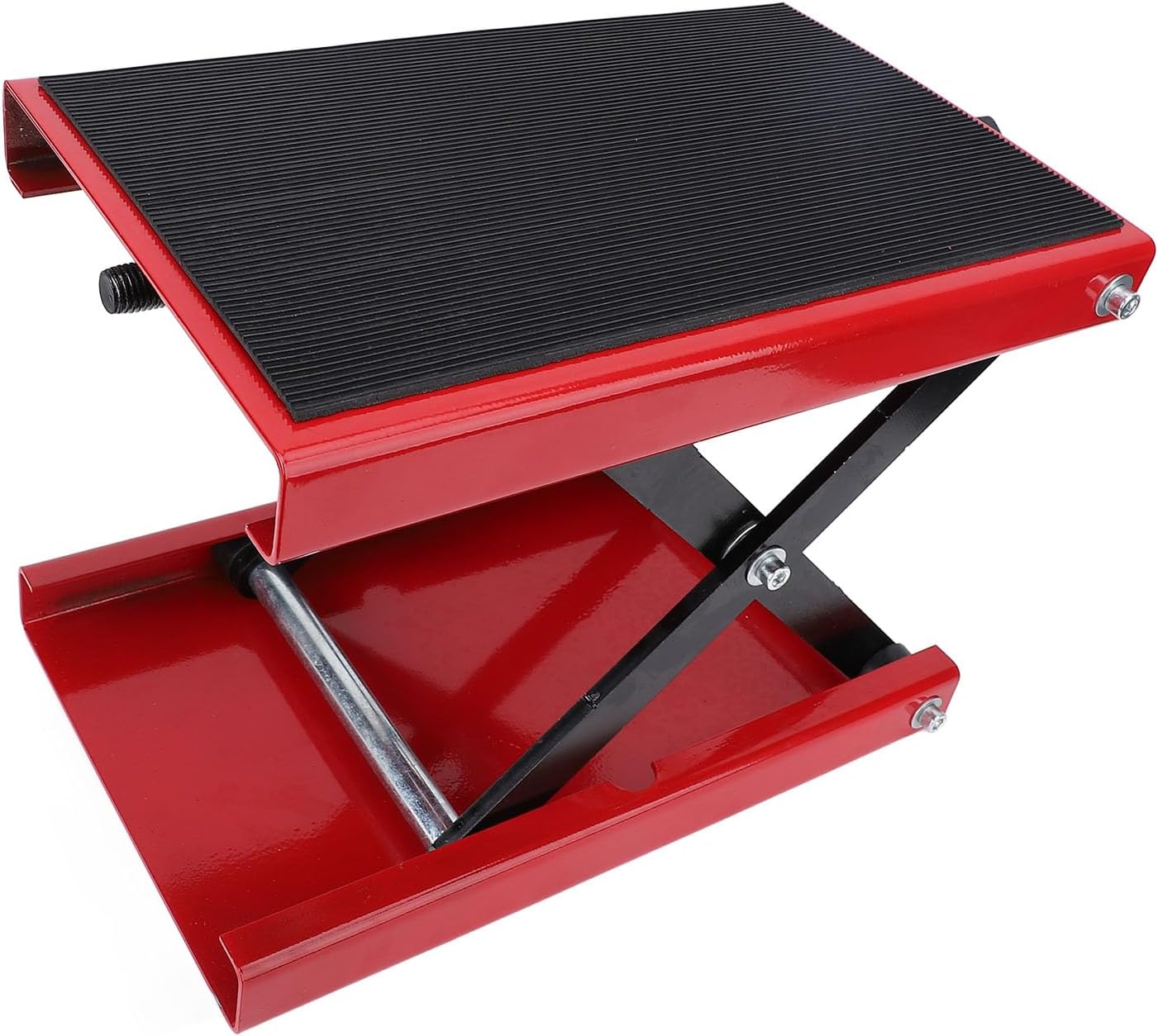 Motorcycle Lift Scissor Jack 500kg Capacity Adjustable Height Foldable Easy Storage for Travel Motorcycle Enthusiasts Iron