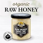 Dutchman’s Gold Organic Raw Honey | Unpasteurized | Canada No. 1 White | Minimally Filtered | Smooth Creamy Texture | Product of Canada | 330 g