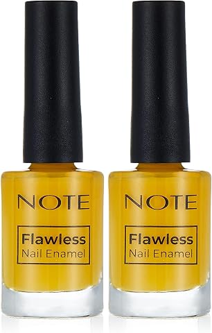 Note Nail Flawless Oje 23 Summer Time, Sarı (2 paketi)