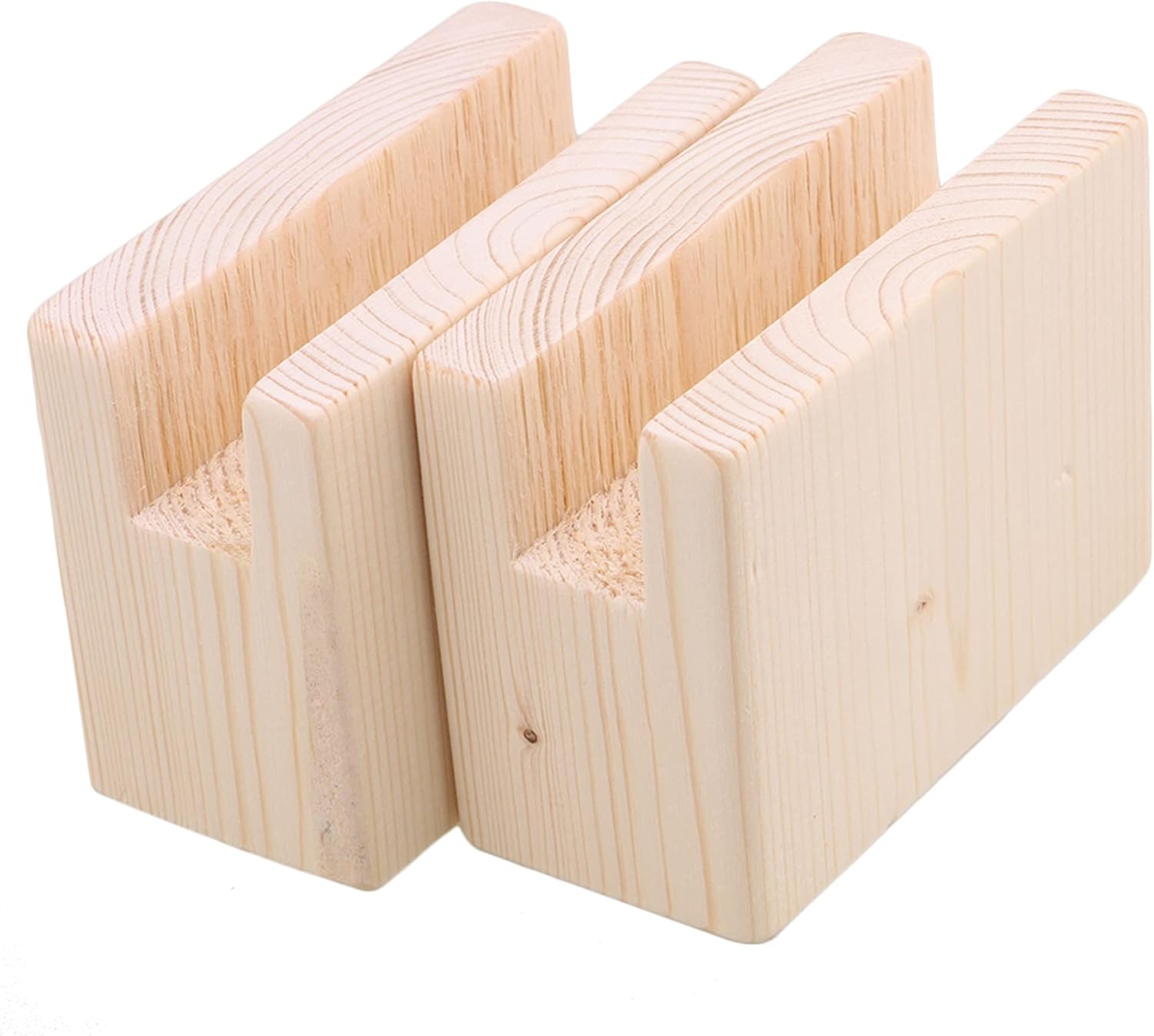 Amazon.com: Etfbuy 2PCS Width Groove Wood Bed Desk Risers Lifter Table ...